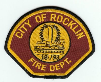 Rocklin Fire Dept
Thanks to PaulsFirePatches.com for this scan.
Keywords: california department city of