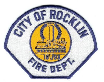 Rocklin Fire Dept
Thanks to PaulsFirePatches.com for this scan.
Keywords: california department city of