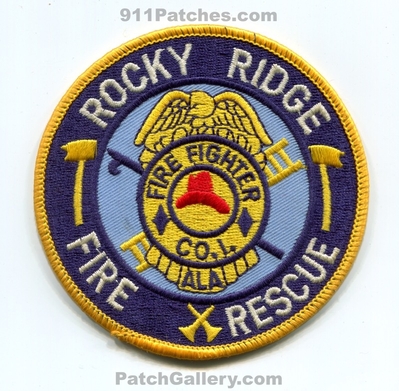 Rocky Ridge Fire Rescue Department Company 1 Firefighter Patch (Alabama)
Scan By: PatchGallery.com
Keywords: dept. co. number no. #1 ff
