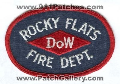 Rocky Flats Fire Dept DOW Chemicals Patch (Colorado)
[b]Scan From: Our Collection[/b]
Keywords: colorado department