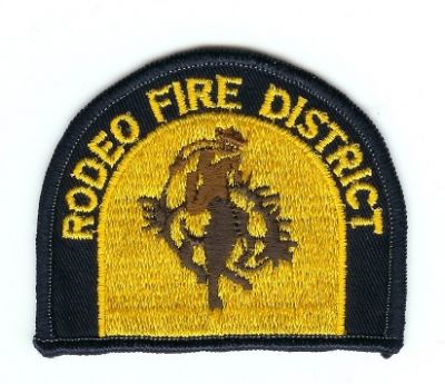 Rodeo Fire District
Thanks to PaulsFirePatches.com for this scan.
Keywords: california