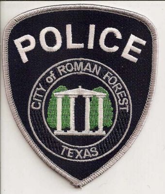 Roman Forest Police
Thanks to EmblemAndPatchSales.com for this scan.
Keywords: texas city of