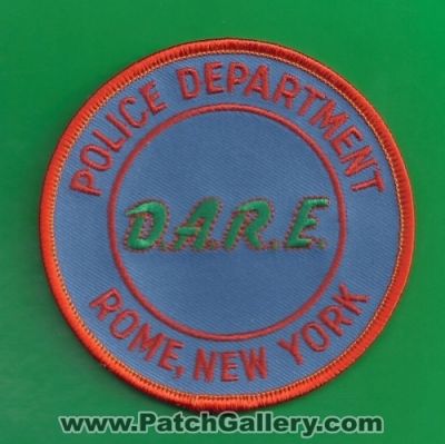Rome Police Department DARE (New York)
Thanks to Paul Howard for this scan.
Keywords: d.a.r.e. dept.