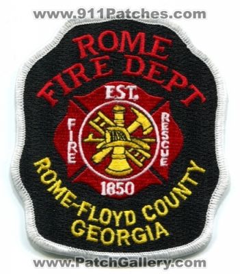 Rome Fire Rescue Department (Georgia)
Scan By: PatchGallery.com
Keywords: dept. rome floyd county