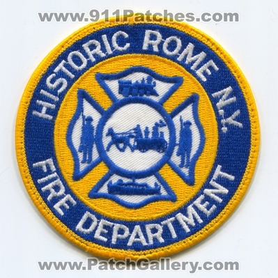 Rome Fire Department Patch (New York)
Scan By: PatchGallery.com
Keywords: historic dept. n.y.