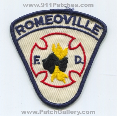 Romeoville Fire Department Patch (Illinois)
Scan By: PatchGallery.com
Keywords: dept. f.d. fd
