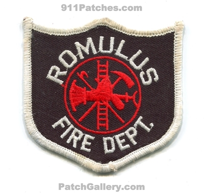 Romulus Fire Department Patch (Michigan)
Scan By: PatchGallery.com
Keywords: dept.