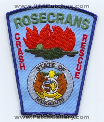 Rosecrans Memorial Airport Crash Fire Rescue CFR Department Patch (Missouri)
Scan By: PatchGallery.com
Keywords: C.F.R. Dept. ARFF A.R.F.F. Aircraft Firefighter Firefighting State of