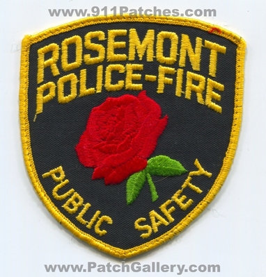 Rosemont Public Safety Department Police Fire Patch (Illinois)
Scan By: PatchGallery.com
Keywords: dept. of dps d.p.s.