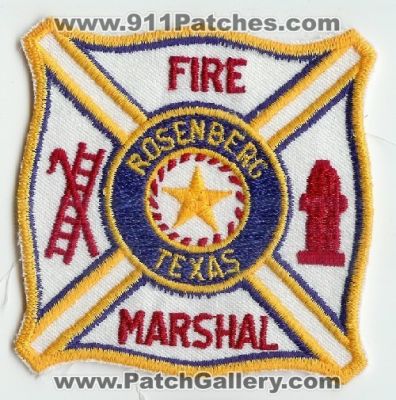 Rosenberg Fire Marshal (Texas)
Thanks to Mark C Barilovich for this scan.
