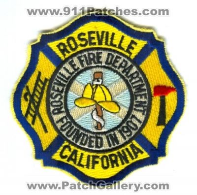 Roseville Fire Department (California)
Scan By: PatchGallery.com
Keywords: dept.