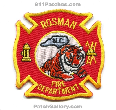 Rosman Fire Department Patch (North Carolina)
Scan By: PatchGallery.com
Keywords: dept.