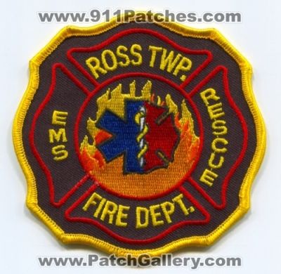 Ross Township Fire Department (Ohio)
Scan By: PatchGallery.com
Keywords: twp. dept. rescue ems