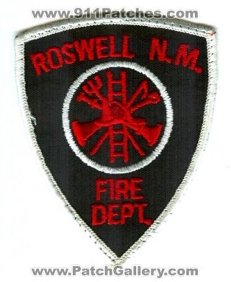 Roswell Fire Department (New Mexico)
Scan By: PatchGallery.com
Keywords: dept. n.m.