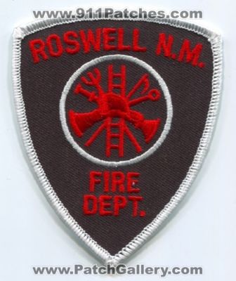 Roswell Fire Department (New Mexico)
Scan By: PatchGallery.com
Keywords: dept. n.m. nm