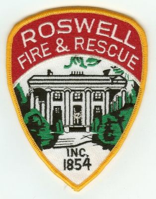 Roswell Fire & Rescue
Thanks to PaulsFirePatches.com for this scan.
Keywords: georgia