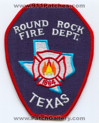 Round Rock Fire Department Patch (Texas)
Scan By: PatchGallery.com
Keywords: dept.