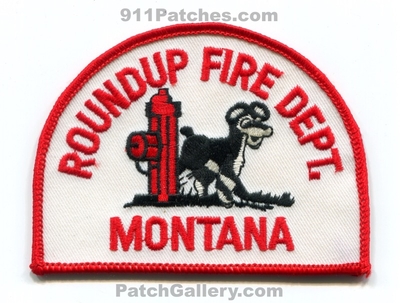 Roundup Fire Department Patch (Montana)
Scan By: PatchGallery.com
Keywords: dept.