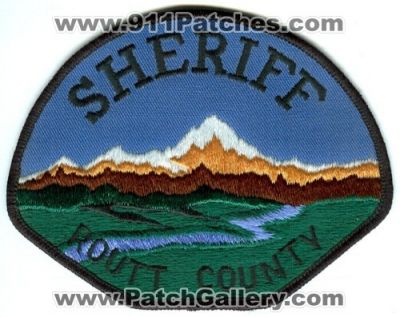 Routt County Sheriff (Colorado)
Scan By: PatchGallery.com
