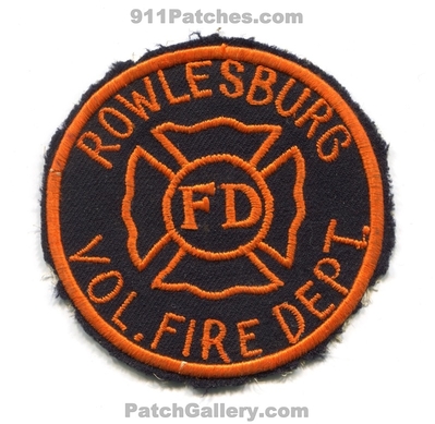 Rowlesburg Volunteer Fire Department Patch (West Virginia)
Scan By: PatchGallery.com
Keywords: vol. dept. fd