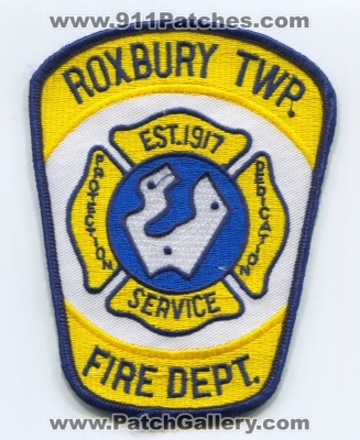 Roxbury Township Fire Department Patch (New Jersey)
Scan By: PatchGallery.com
Keywords: twp. dept.