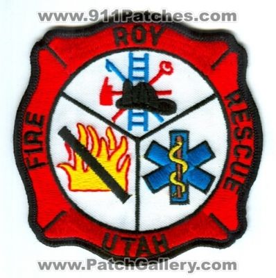 Roy Fire Rescue Department Patch (Utah)
Scan By: PatchGallery.com
Keywords: dept.