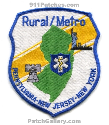 Rural Metro Ambulance EMS Patch (New Jersey) (New York) (Pennsylvania)
Scan By: PatchGallery.com
Keywords: emt paramedic