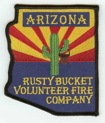 Rusty Bucket Volunteer Fire Company
Thanks to PaulsFirePatches.com for this scan.
Keywords: arizona