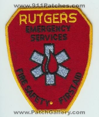 Rutgers Emergency Services Fire Safety First Aid (New Jersey)
Thanks to Mark C Barilovich for this scan.
Keywords: department dept.