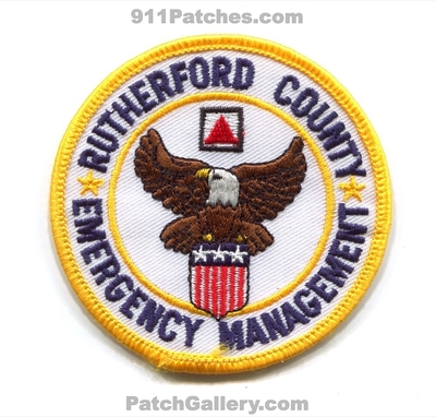 Rutherford County Emergency Management Patch (Tennessee)
Scan By: PatchGallery.com
Keywords: co. em