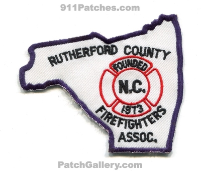 Rutherford County Firefighters Association Patch (North Carolina)
Scan By: PatchGallery.com
Keywords: co. ffs assoc. assn. fire department dept. founded 1973