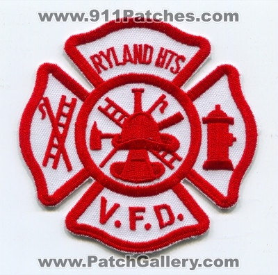 Ryland Heights Volunteer Fire Department (Kentucky)
Scan By: PatchGallery.com
Keywords: hts. vol. dept. v.f.d. vfd