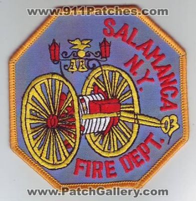 Salamanca Fire Department (New York)
Thanks to Dave Slade for this scan.
Keywords: dept. n.y.