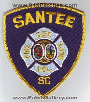 Santee Volunteer Fire Department District (South Carolina)
Thanks to Dave Slade for this scan.
Keywords: vol. dept. dist. sc
