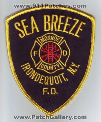 Sea Breeze Fire Department (New York)
Thanks to Dave Slade for this scan.
Keywords: dept. monroe county irondequoit n.y.