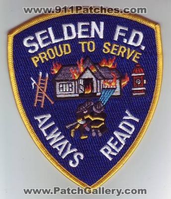 Selden Fire Department (New York)
Thanks to Dave Slade for this scan.
Keywords: dept. f.d.