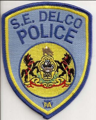 S.E. Delco Police
Thanks to EmblemAndPatchSales.com for this scan.
Keywords: pennsylvania se