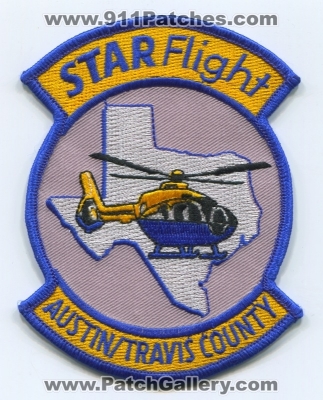 STAR Flight Austin Travis County Patch (Texas)
[b]Scan From: Our Collection[/b]
[b]In Memory of Flight Nurse Kristin McLain[/b]
Keywords: starflight co. shock trauma air rescue medical helicopter ambulance ems fire