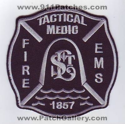 Saint Louis Fire Department Tactical EMS Medic (Missouri)
Thanks to Dave Slade for this scan.
Keywords: st. dept. paramedic