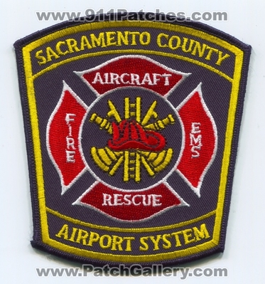 Sacramento County Airport System Aircraft Rescue Fire Department Patch (California)
Scan By: PatchGallery.com
Keywords: co. dept. ems arff a.r.f.f. airport firefighter firefighting cfr c.f.r. crash