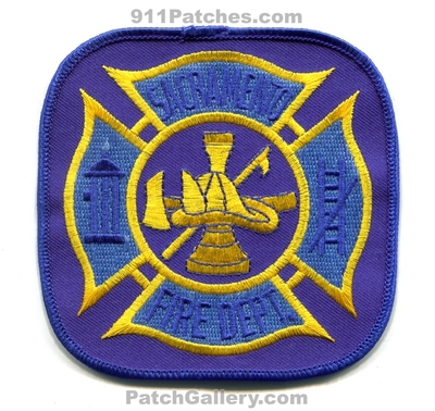 Sacramento Fire Department Patch (California)
Scan By: PatchGallery.com
Keywords: dept.
