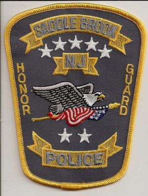 Saddle Brook Police Honor Guard
Thanks to EmblemAndPatchSales.com for this scan.
Keywords: new jersey