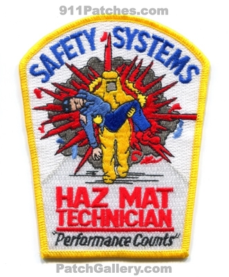 Safety Systems HazMat Technician Patch (Florida)
Scan By: PatchGallery.com
Keywords: haz-mat hazardous materials performance counts