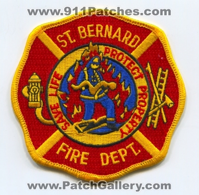 Saint Bernard Fire Department (Louisiana)
Scan By: PatchGallery.com
Keywords: st. dept. save life protect property
