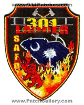 Saint Andrews Fire Department Ladder 301 Patch (South Carolina)
[b]Scan From: Our Collection[/b]
Keywords: st. safd dept. company station