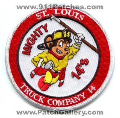 Saint Louis Fire Department Truck Company 14 (Missouri)
Scan By: PatchGallery.com
Keywords: st. dept. company station mighty 14&#039;s