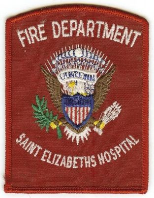 Saint Elizabeths Hospital Fire Department
Thanks to PaulsFirePatches.com for this scan.
Keywords: washington dc
