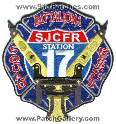 Saint Johns County Fire Rescue Department Station 17 Patch (Florida)
Scan By: PatchGallery.com
Keywords: st. dept. sjcfr squad battalion company co.