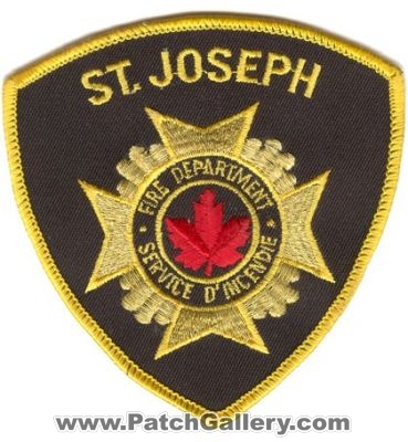 Saint Joseph Fire Department (Canada ON)
Thanks to zwpatch.ca for this scan.
Keywords: st