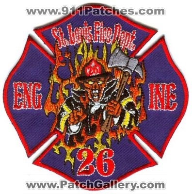 Saint Louis Fire Department Engine 26 Patch (Missouri)
Scan By: PatchGallery.com
Keywords: st. dept. stlfd company co. station